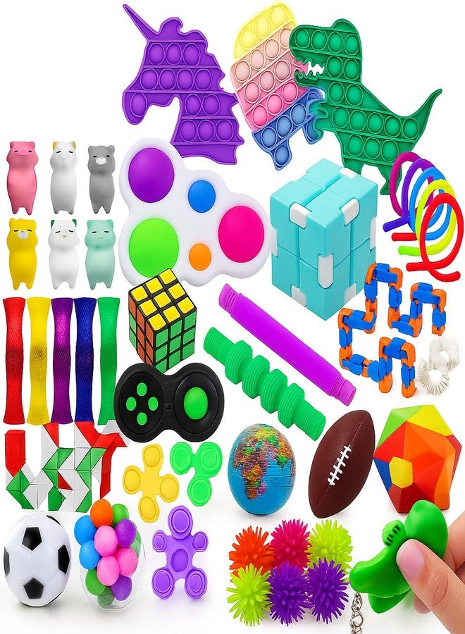 Toyfinity Sensory Fidget Toys Bulk 50 Pcs | Fidgets for Classroom | Party Favors for Kids | Treasure Box Toys for Classroom Prizes | goodie bags stuffers for kids | Gifts for Boys & Girls Ages 2+ Years Old - Image 1